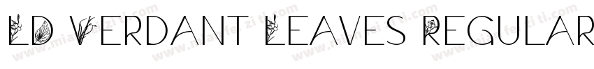 LD Verdant Leaves Regular字体转换